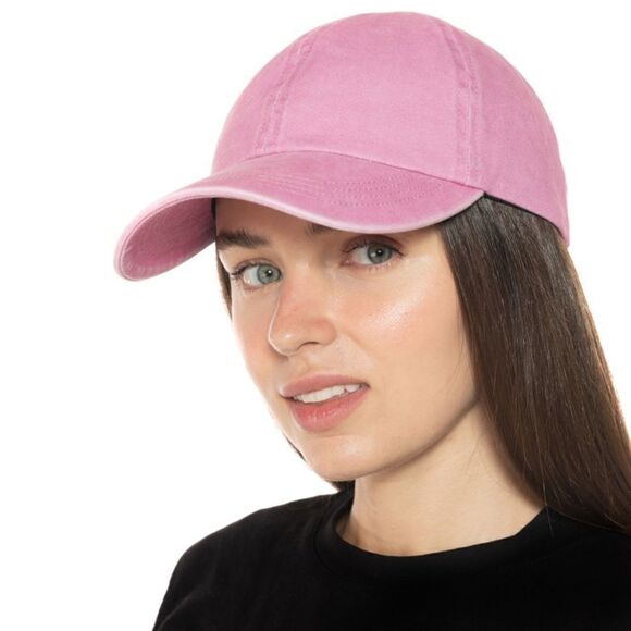 JENNI Women's pink Washed Baseball Hat - Picture 1 of 4